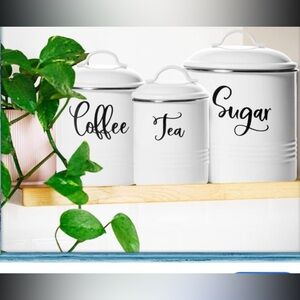 HOME ACRE DESIGN Kitchen Canister Set of 3 (NWT)